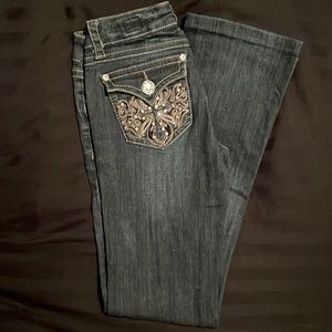 Embellished Bootcut Jeans